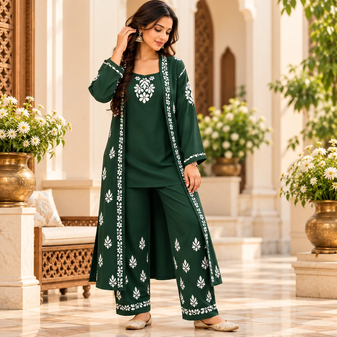Emerald Courtyard Elegance